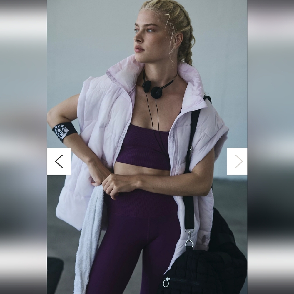 In A Bubble Puffer Vest